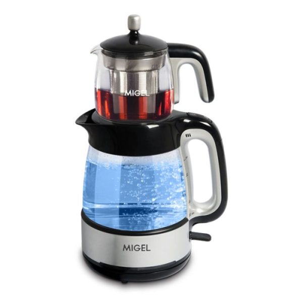 چای‌ساز دو رنگ میگل GTS 070 sbk نقره ای مشکی
